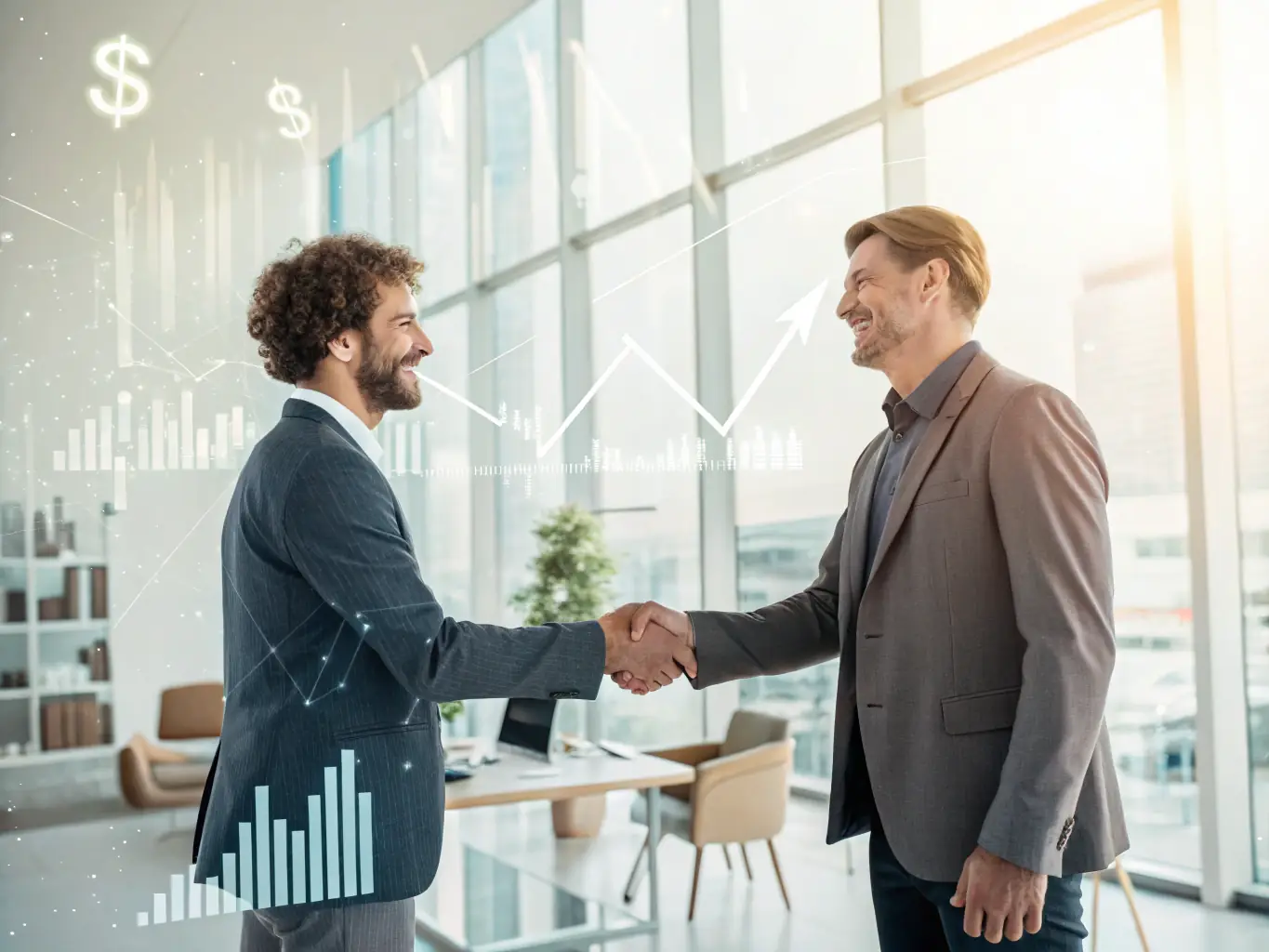 A handshake over a commercial contract in Honduras, symbolizing the firm's commercial law expertise.