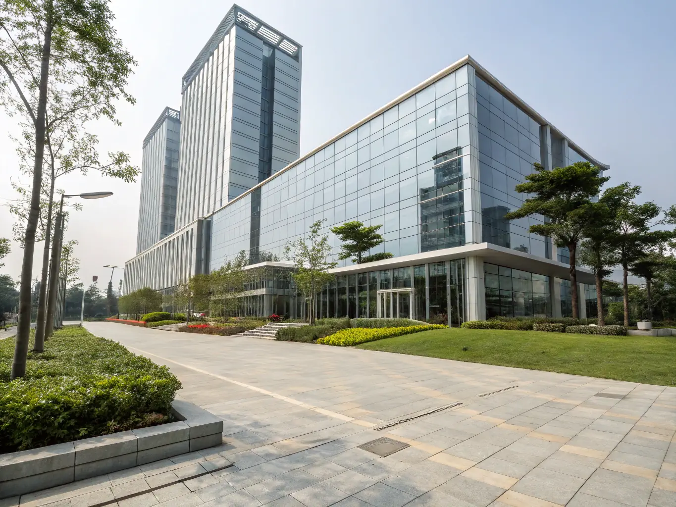 A modern office building in Honduras, representing the firm's expertise in commercial law and its commitment to supporting businesses.